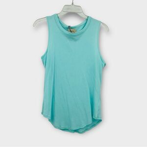Chaser Seamed Breezy Muscle Tank in Turquoise Mint Women’s Size S NWT